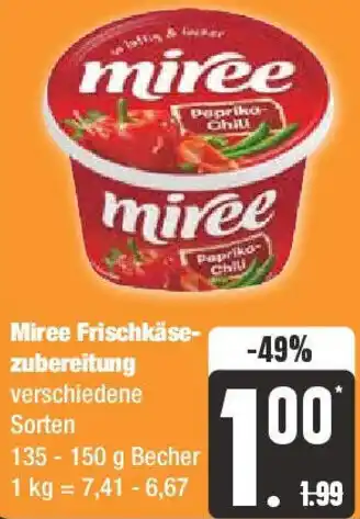 Marktkauf Miree Frischkäsezubereitung 135-150 g Becher Angebot