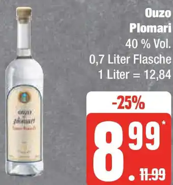 Marktkauf Ouzo Plomari 0,7 Liter Flasche Angebot