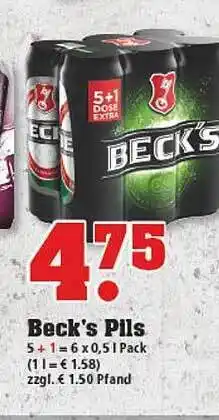 trinkgut Beck's Pils Angebot