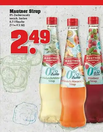 trinkgut Mautner Sirup Angebot