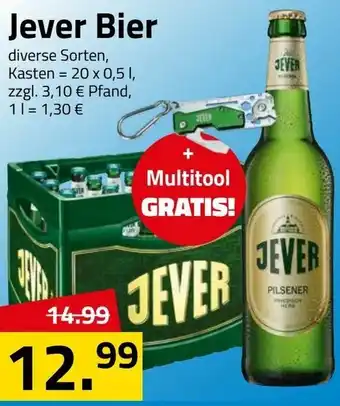 Logo Getränkemarkt Jever Bier 20x0,5L Angebot