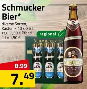 Logo Getränkemarkt Schmucker Bier 10x0,5L Angebot