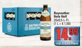 alldrink Bayreuther Hefe Hell 20x0,5L Angebot