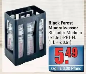 alldrink Black Forest Mineralwasser 6x1,5L Angebot