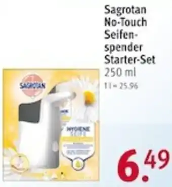 Rossmann Sagrotan No-Touch Seifenspender Starter-Set 250 ml Angebot