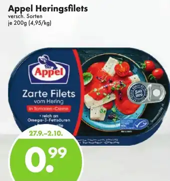 Trink und Spare Appel Heringsfilets 200g Angebot