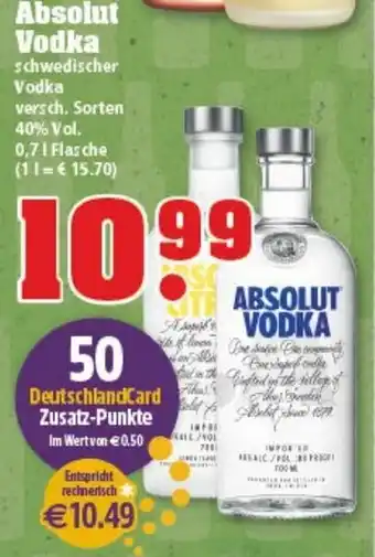 trinkgut Absolut Vodka 0,7L Angebot