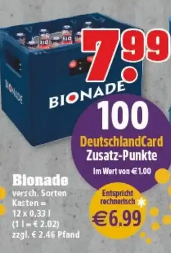 trinkgut Bionade 12x0,33L Angebot