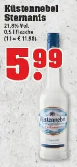 trinkgut Küstennebel Sternanis 0,5L Angebot