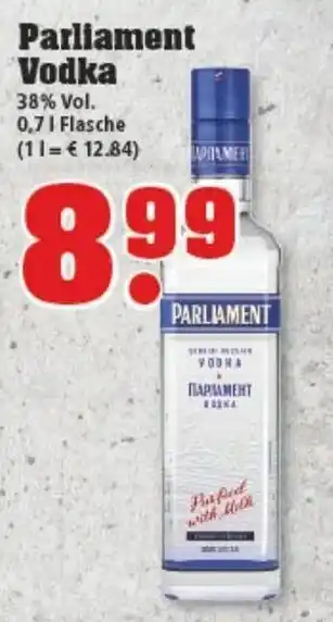 trinkgut Parliament Vodka 0,7L Angebot