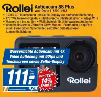 HEM Expert Rollei Actioncam 8S Plus Angebot