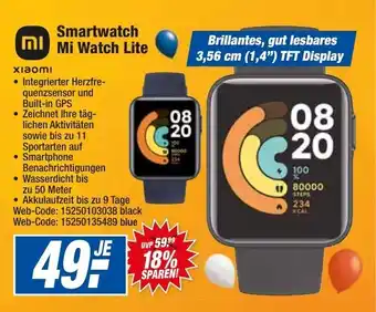 HEM Expert Xiaomi Smartwatch Mi Watch Lite Angebot