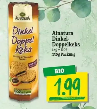 NP Discount Alnatura Dinkel Doppelkeks 330g Angebot