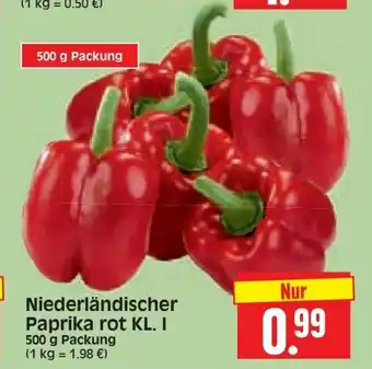 Edeka Herkules Niederlandischer paprika 500g Angebot