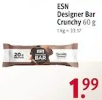 Rossmann ESN Designer Bar Crunchy 60 g Angebot