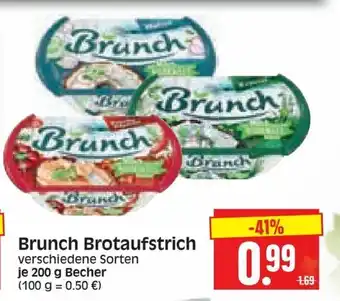 Edeka Herkules Brunch brotaufstrich 200g Angebot