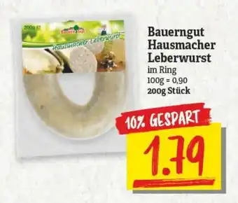 NP Discount Bauerngut Hausmacher Leberwurst 200g Angebot