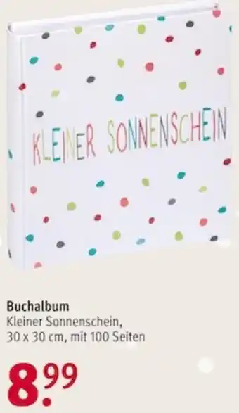 Rossmann Buchalbum Angebot