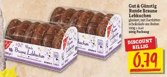 NP Discount Gut & Günstig Runde Braune Lebkuchen 200g Angebot