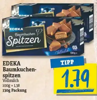 NP Discount Edeka Baumkuchenspitzen 130g Angebot