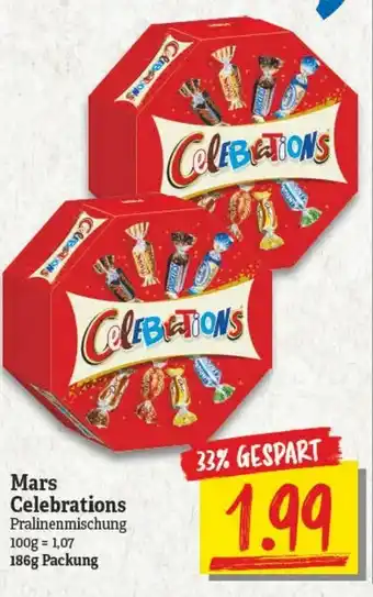 NP Discount Mars Celebrations 186g Angebot