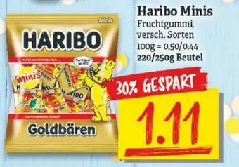 NP Discount Haribo Minis 220-250g Beutel Angebot