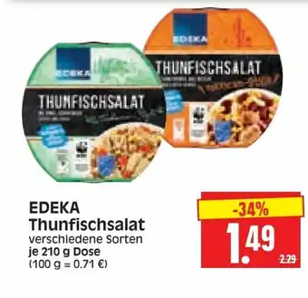 Edeka Herkules Edeka thunfischsalat 210g Angebot