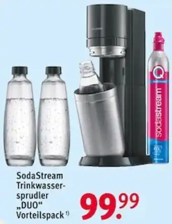 Rossmann SodaStream Trinkwassersprudler ,,DUO" Vorteilspack Angebot