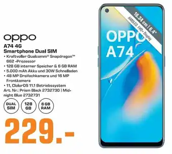 Saturn Oppo A74 4G Smartphone Dual Sim Angebot