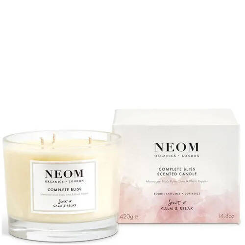 Neom organics complete bliss luxus duftkerze Angebot bei Look Fantastic