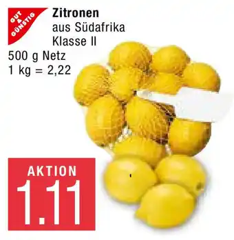 Marktkauf Zitronen 500g Angebot