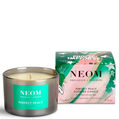 Neom perfect peace travel candle 75g Angebot bei Look Fantastic