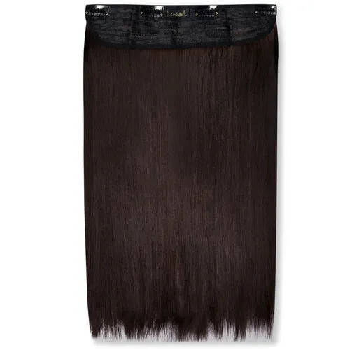 Lullabellz thick 18 1piece straight clip in hair extensions (various colours) dark brown