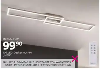 Mömax LED Deckenleuchte Iven Angebot