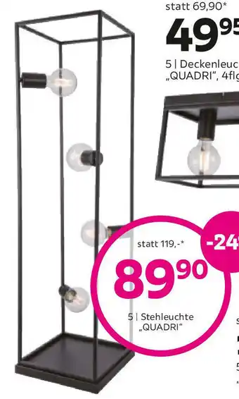 Mömax Stehleuchte Quadri Angebot