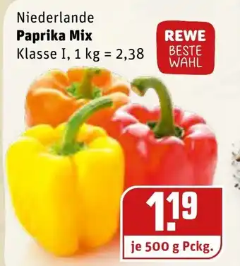 REWE Center Paprika Mix 500g Angebot