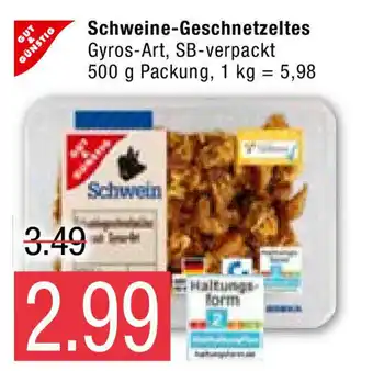 Marktkauf Schweine-Geschnetzeltes 500g Angebot