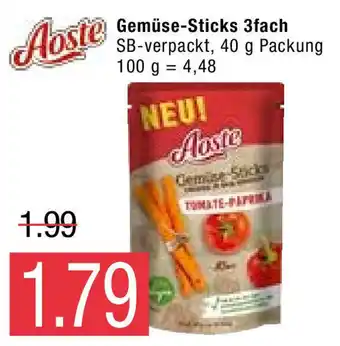 Marktkauf Gemuse-Sticks 3fach 40g Angebot