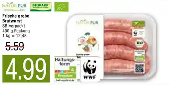 Marktkauf Frische grobe Bratwurst 400g Angebot