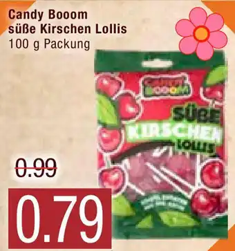 Marktkauf Candy Booom suBe Kirschen Lollis 100g Angebot