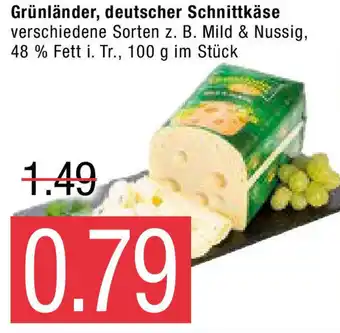 Marktkauf Grunlander, deutscher Schnittkase Angebot