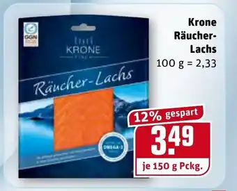 REWE Center Krone Räucher Lachs 150g Angebot