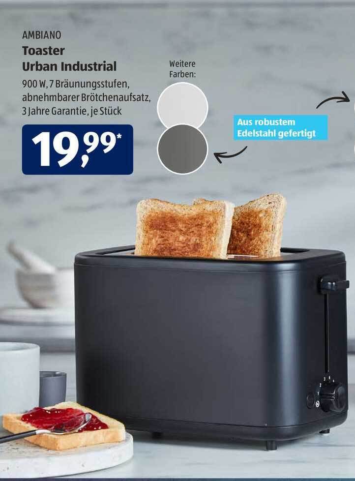 Ambiano Toaster Urban Industrial Angebot bei Aldi Süd