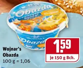 REWE Center Wojnar's Obazda 150g Becher Angebot