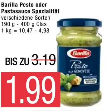 Marktkauf Barilla Pesto oder Pastasauce Spezialitat Angebot