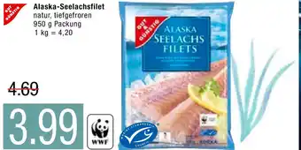 Marktkauf Alaska-Seelachsfilet 950g Angebot