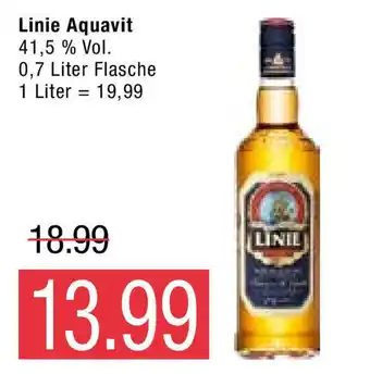 Marktkauf Linie Aquavit 41.5% liter Angebot