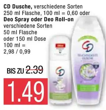 Marktkauf CD Dusche, Deo Spray oder Deo Roll-on Angebot