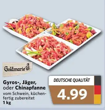 Combi Goldmarie Gyros, Jäger, oder Chinapfanne 1kg Angebot