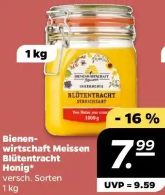 NETTO Bienenwirtschaft Meissen Blütentracht Honig 1 kg Angebot